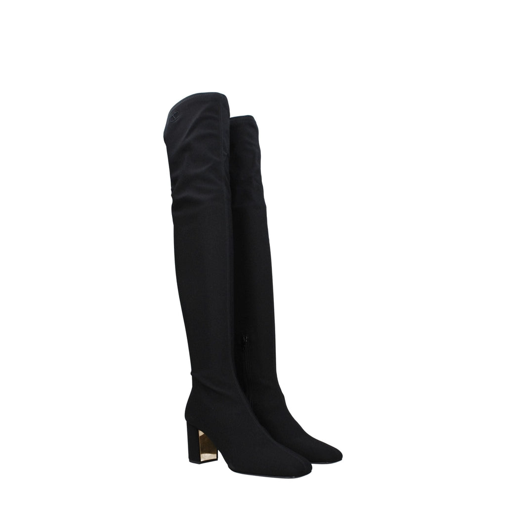 Valentino Garavani Black Fabric Boot - Beyzy Store - Valentino Garavani
