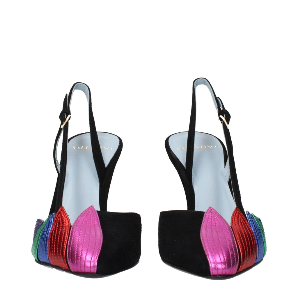 Valentino Garavani Black Leather Pumps - Beyzy Store - Valentino Garavani