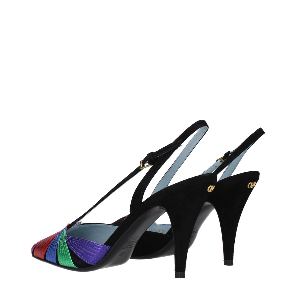 Valentino Garavani Black Leather Pumps - Beyzy Store - Valentino Garavani
