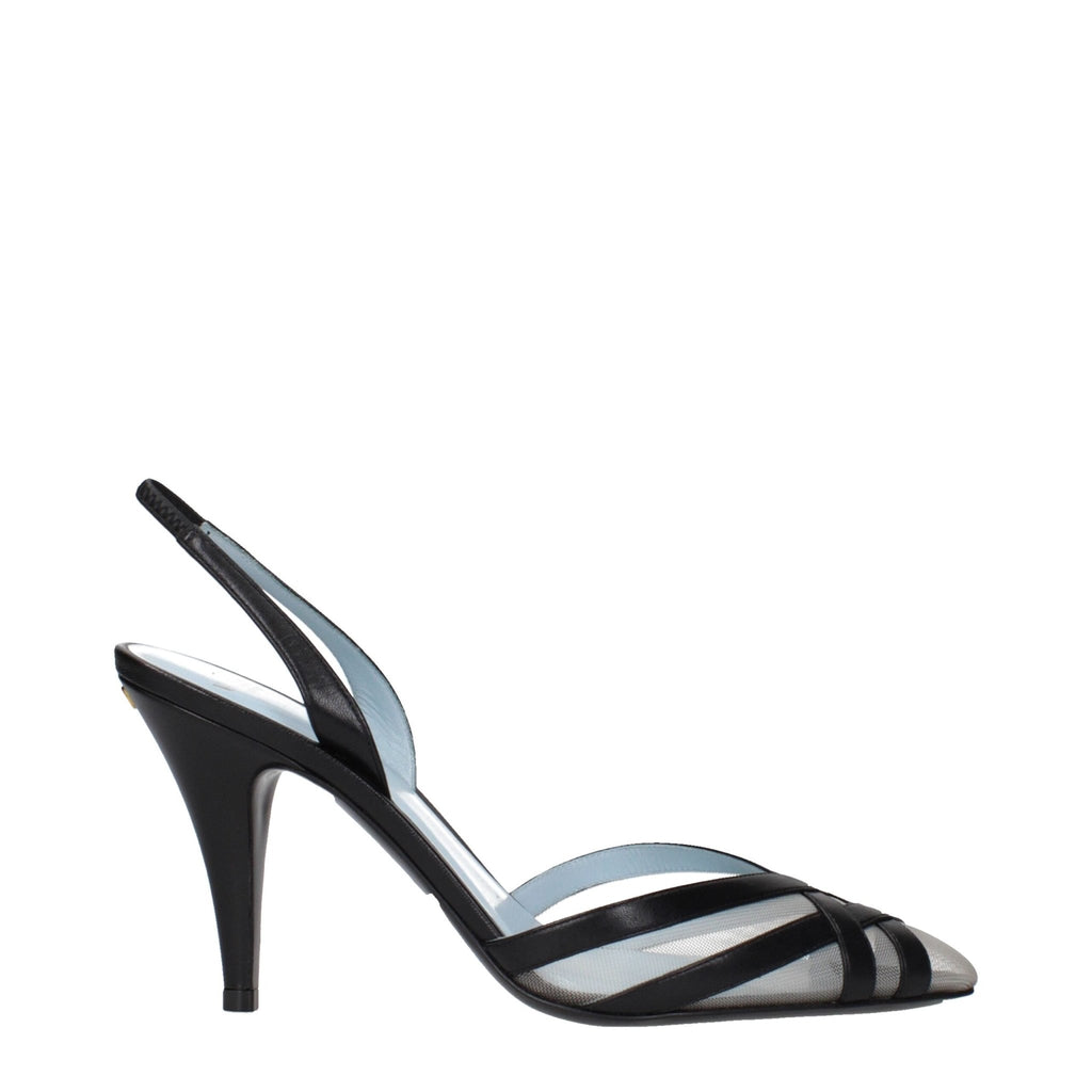Valentino Garavani Black Leather Pumps - Beyzy Store - Valentino Garavani