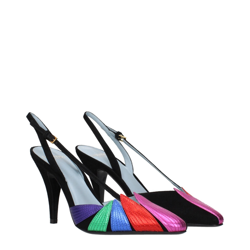 Valentino Garavani Black Leather Pumps - Beyzy Store - Valentino Garavani