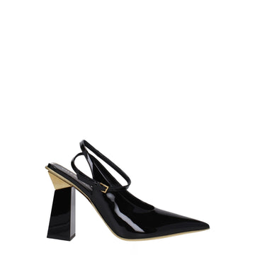 Valentino Garavani Black Leather Sandal - Beyzy Store - Valentino Garavani