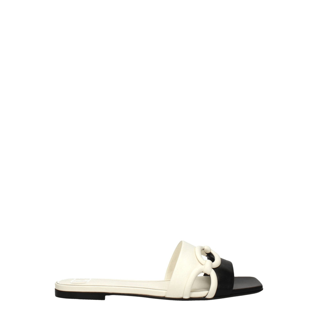 Valentino Garavani Black Leather Slipper - Beyzy Store - Valentino Garavani