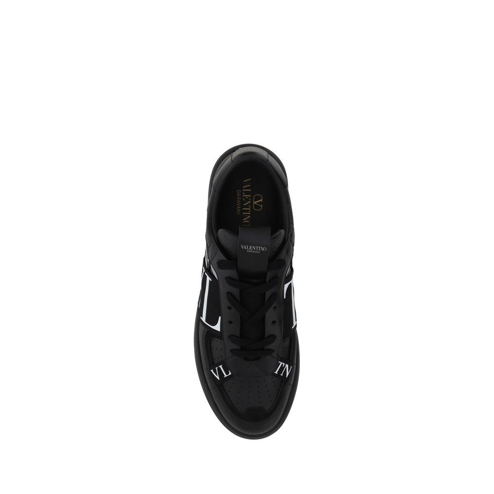Valentino Garavani Black Leather VL7N Sneakers - Beyzy Store - Valentino Garavani