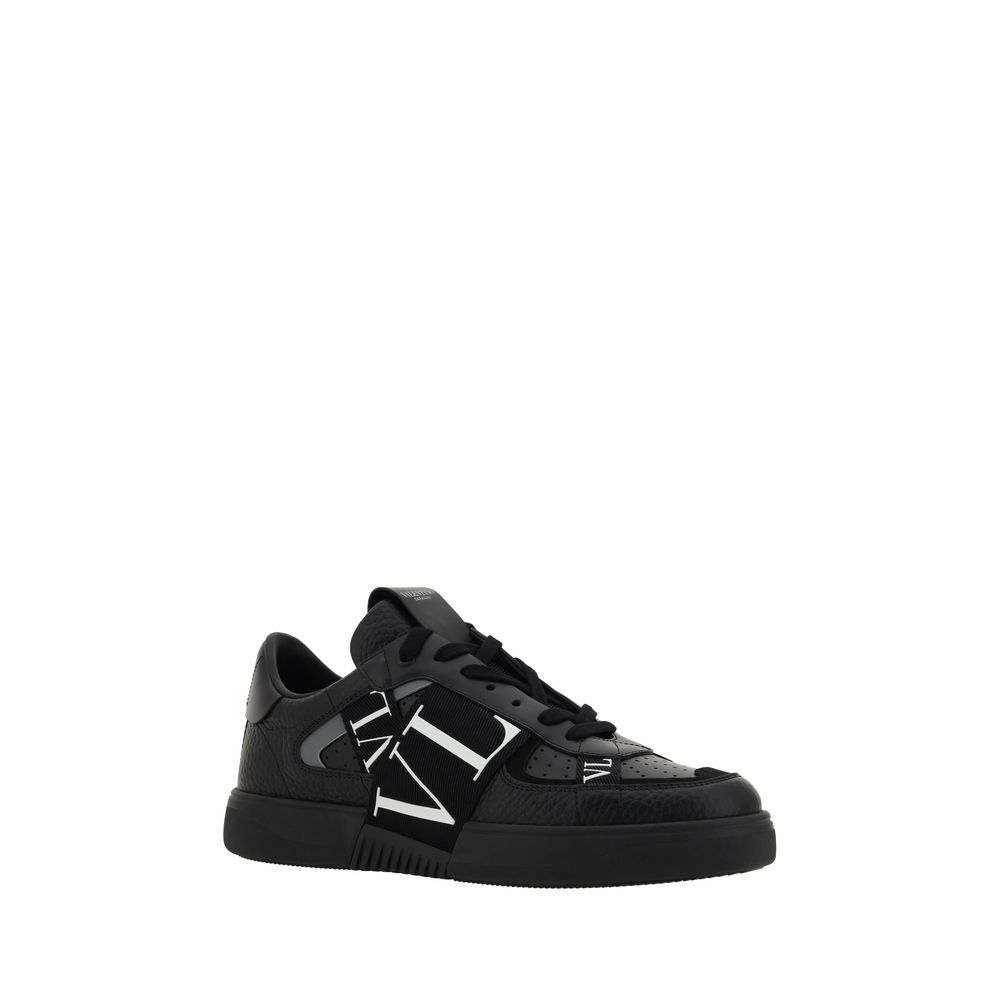 Valentino Garavani Black Leather VL7N Sneakers - Beyzy Store - Valentino Garavani