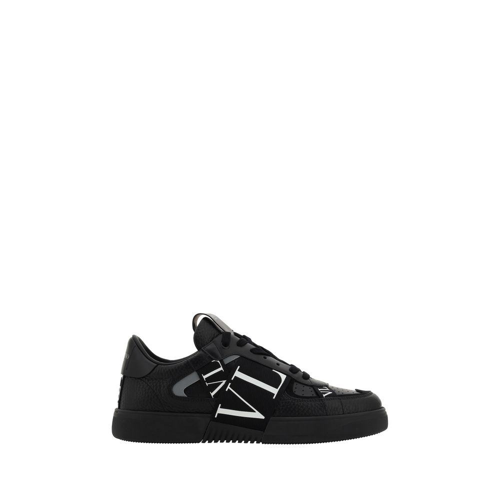 Valentino Garavani Black Leather VL7N Sneakers - Beyzy Store - Valentino Garavani