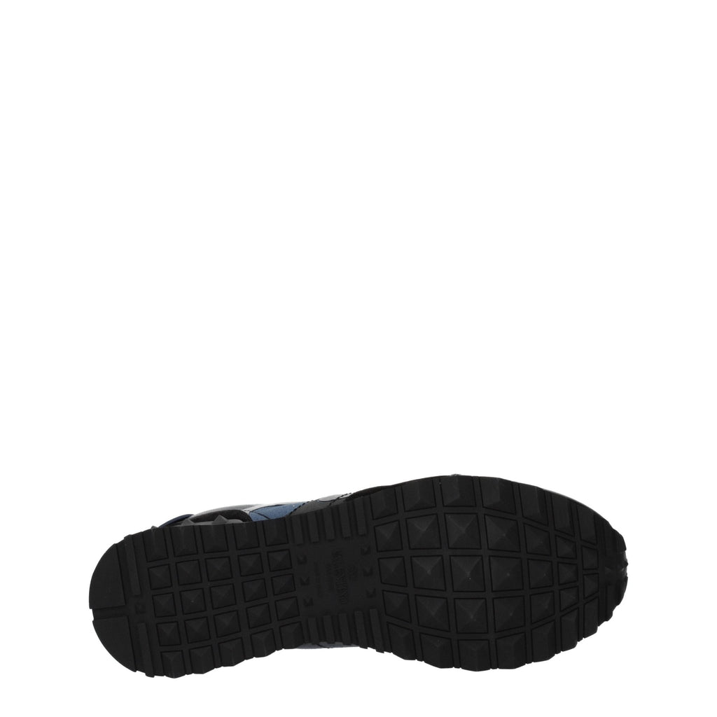 Valentino Garavani Blue Leather Sneakers - Beyzy Store - Valentino Garavani