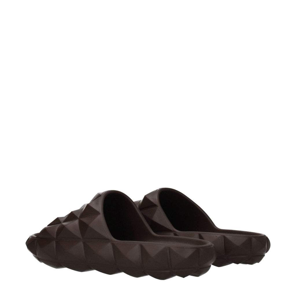Valentino Garavani Brown Cotton Slipper - Beyzy Store - Valentino Garavani