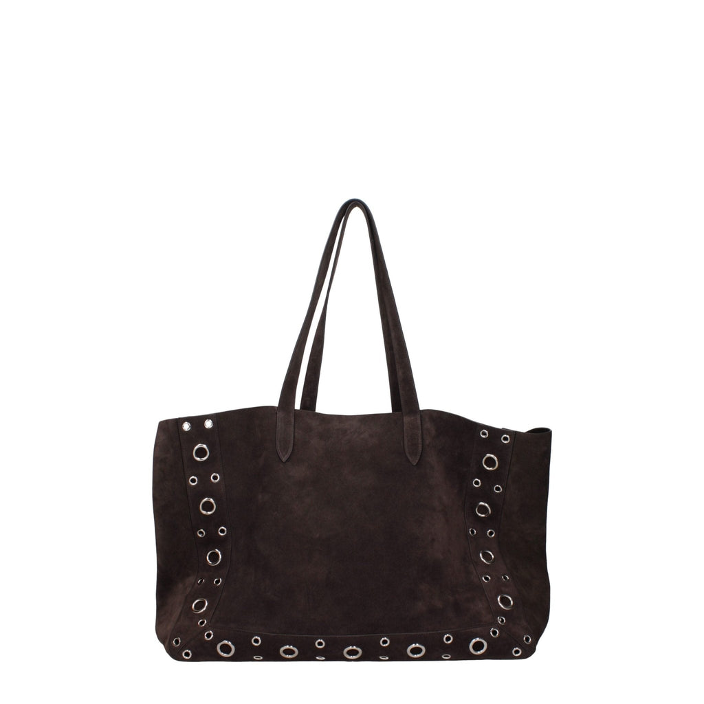 Valentino Garavani Brown Leather Shoulder Bags - Beyzy Store - Valentino Garavani
