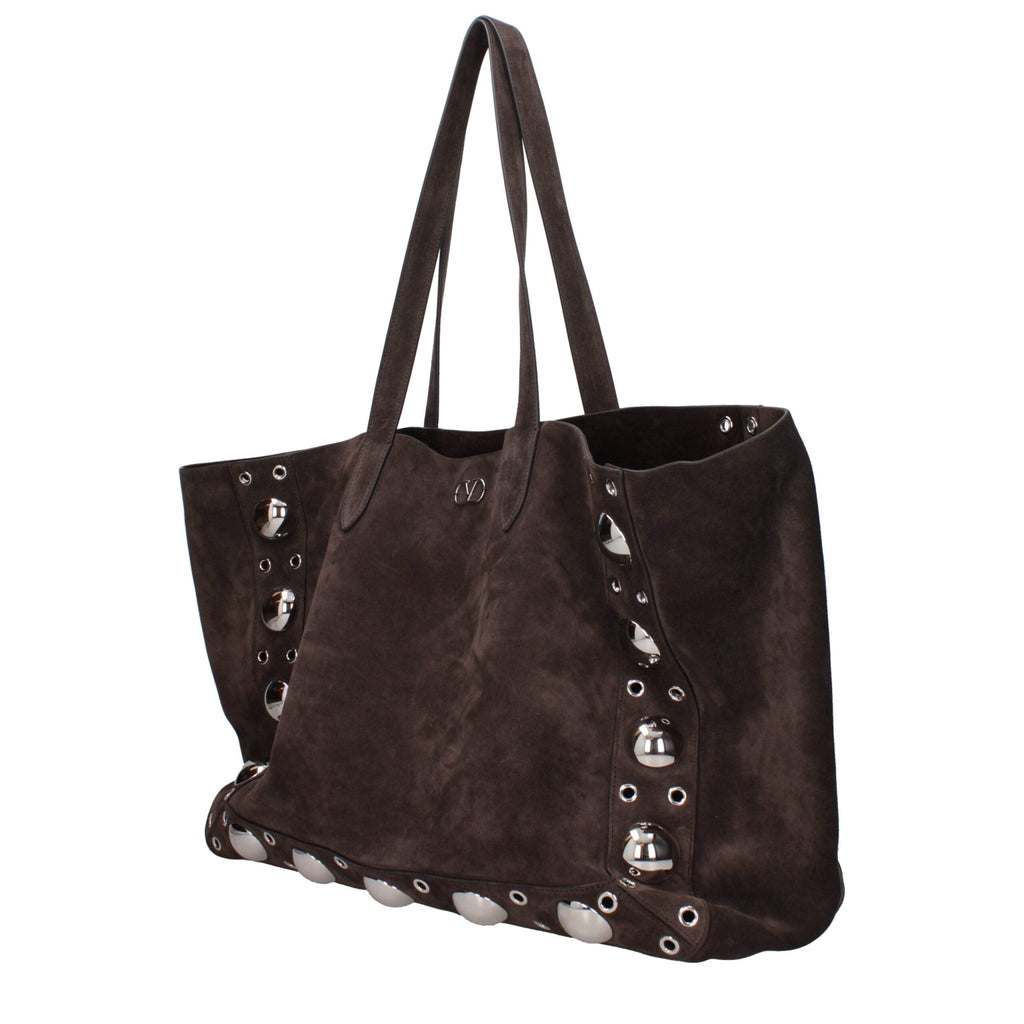 Valentino Garavani Brown Leather Shoulder Bags - Beyzy Store - Valentino Garavani