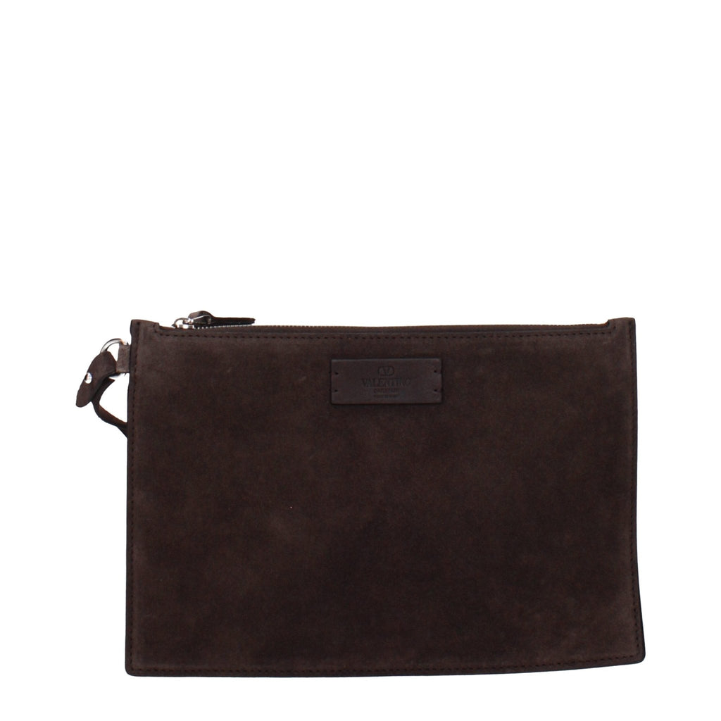 Valentino Garavani Brown Leather Shoulder Bags - Beyzy Store - Valentino Garavani