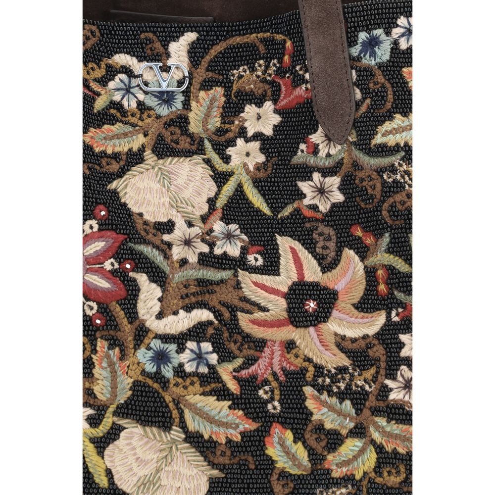 Valentino Garavani Floral embroideried Nellcote Tote Bag - Beyzy Store - Valentino Garavani