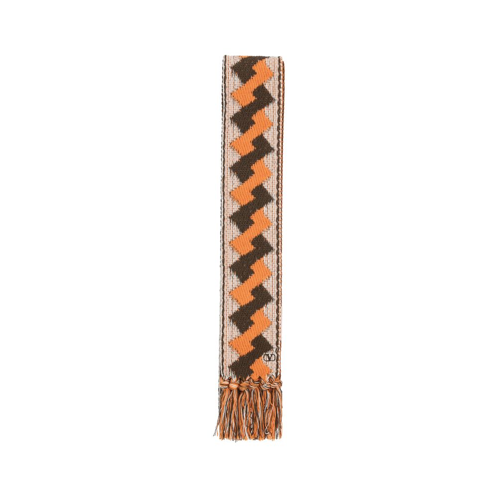 Valentino Garavani Geometric design Scarf - Beyzy Store - Valentino Garavani