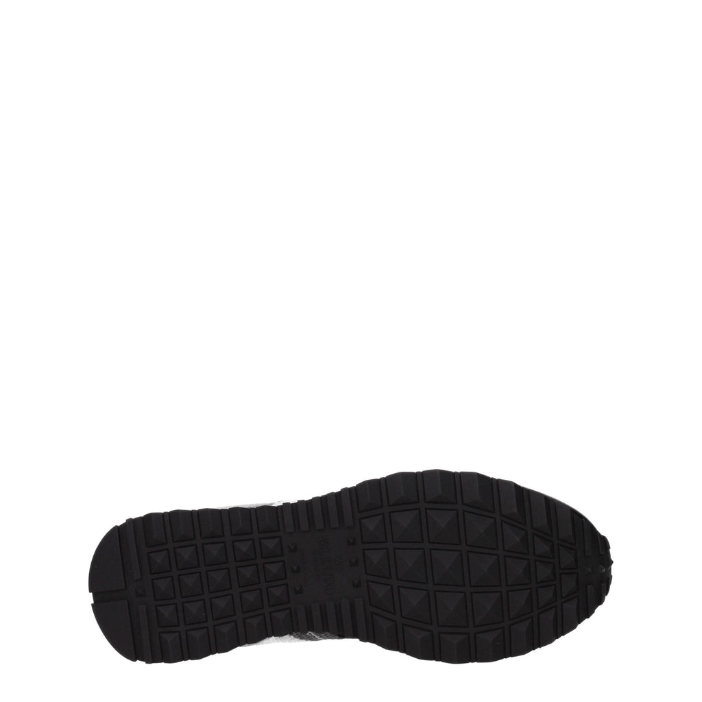 Valentino Garavani Gray Fabric Athletic Sneakers - Beyzy Store - Valentino Garavani