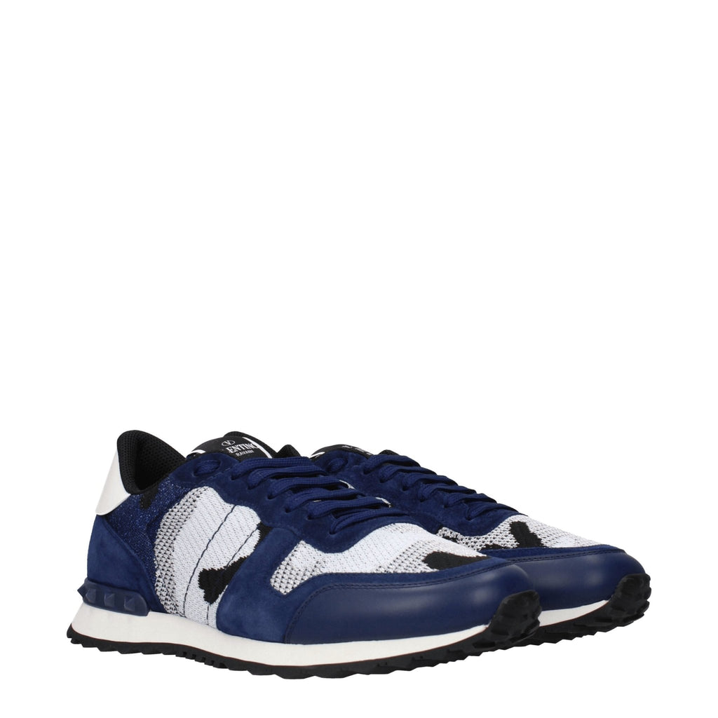 Valentino Garavani Gray Fabric Athletic Sneakers - Beyzy Store - Valentino Garavani