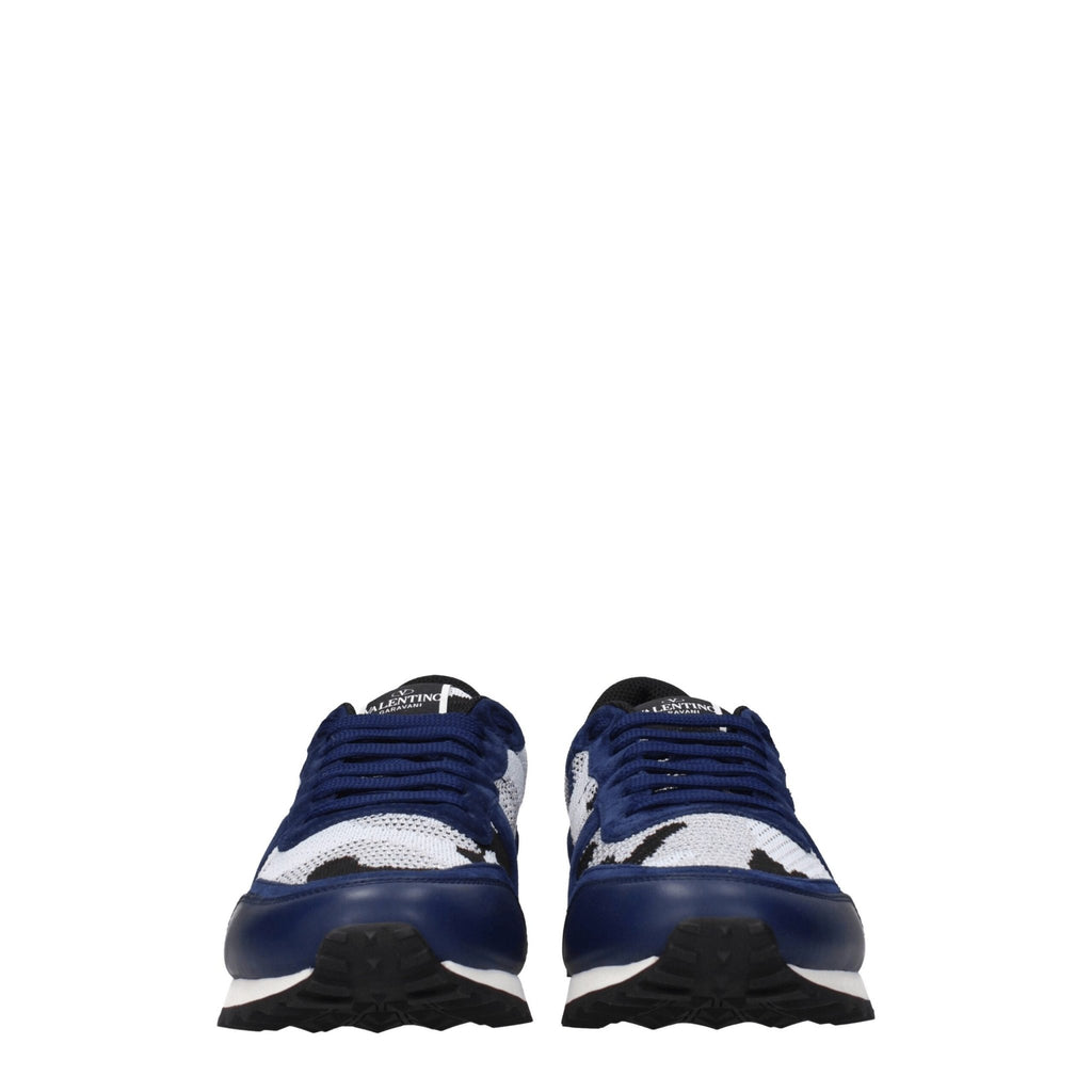 Valentino Garavani Gray Fabric Athletic Sneakers - Beyzy Store - Valentino Garavani
