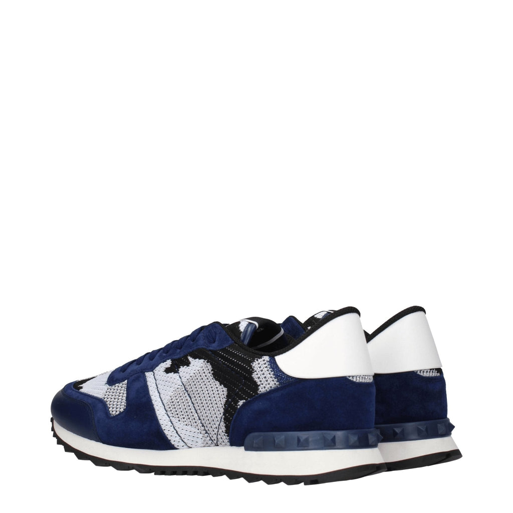 Valentino Garavani Gray Fabric Athletic Sneakers - Beyzy Store - Valentino Garavani