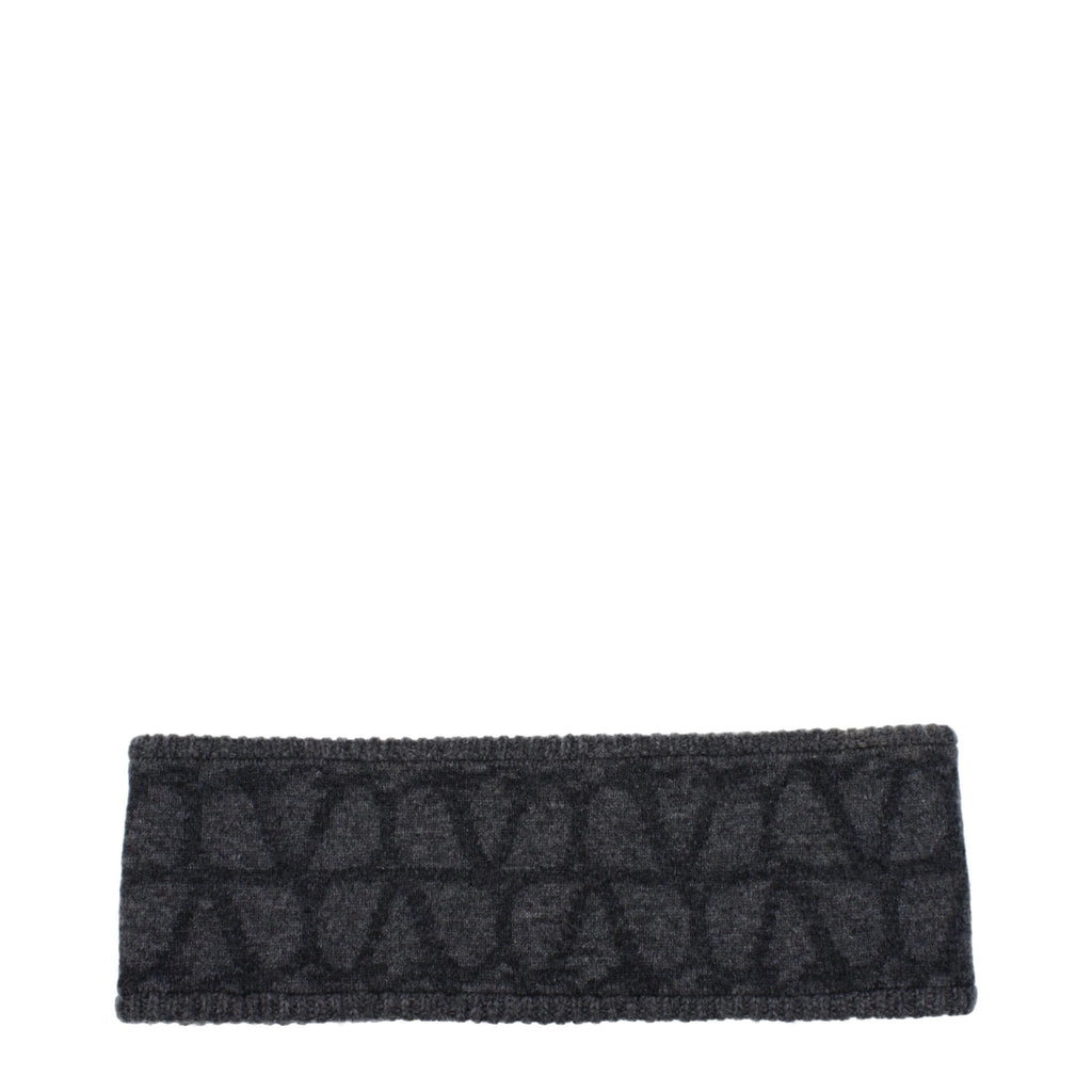 Valentino Garavani Gray Wool Headbands - Beyzy Store - Valentino Garavani