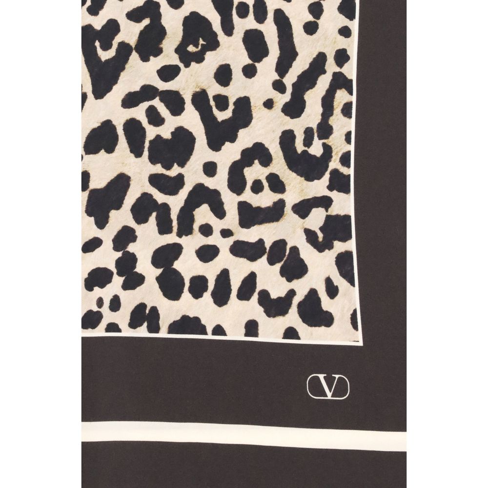Valentino Garavani Leopard print Foulard - Beyzy Store - Valentino Garavani