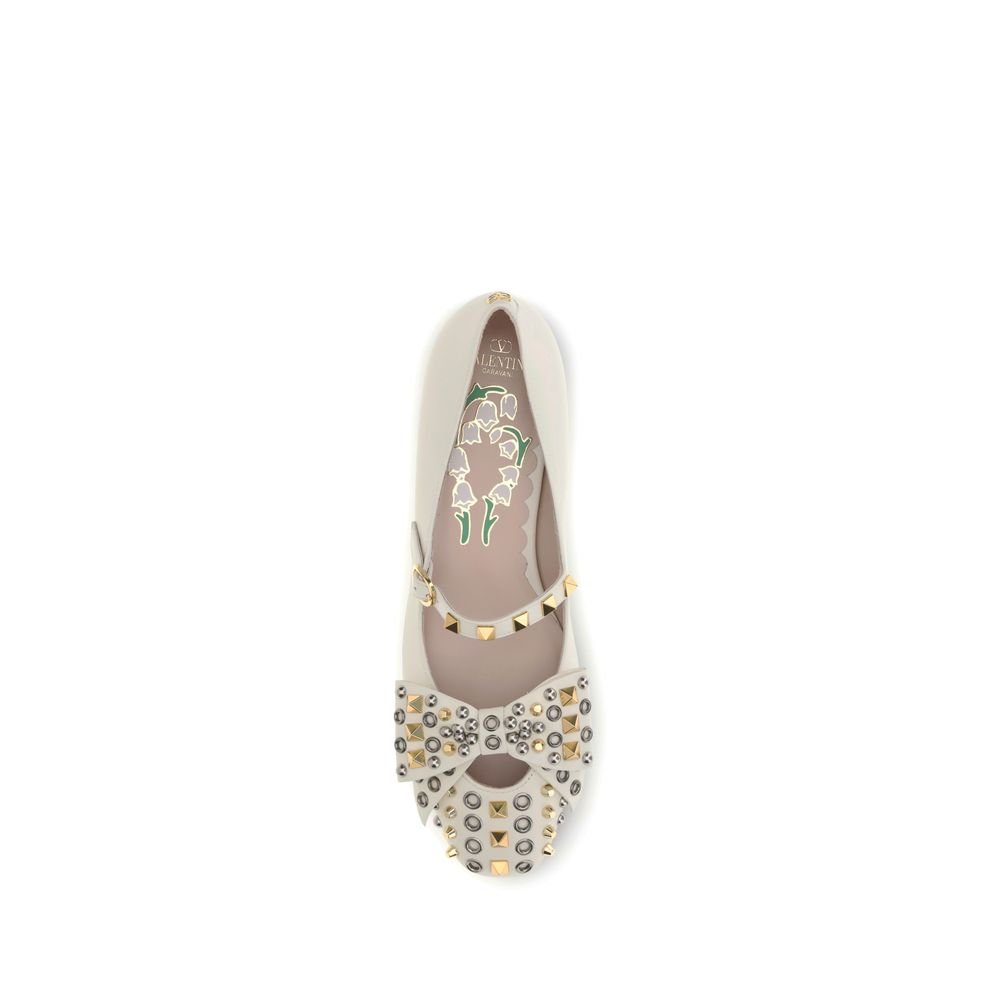 Valentino Garavani Mary - Jane Bowow Ballerinas - Beyzy Store - Valentino Garavani