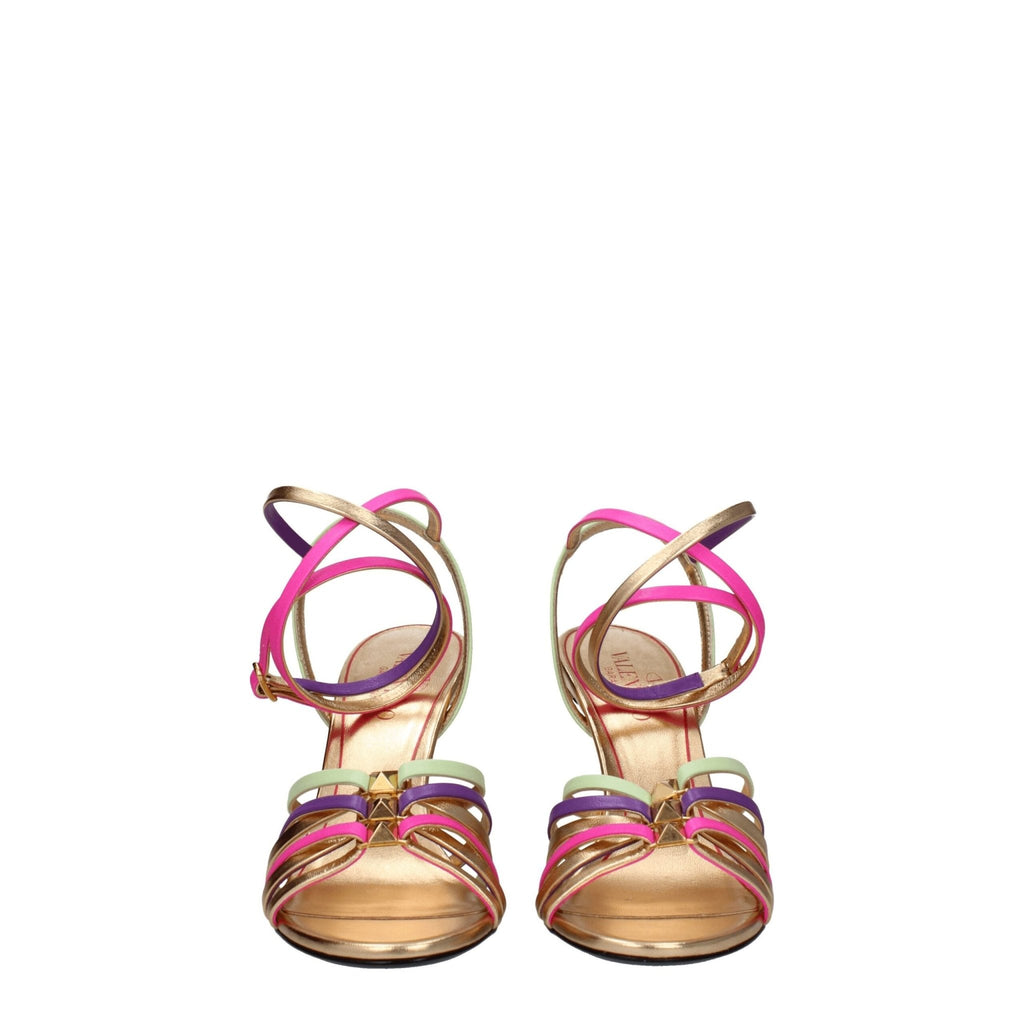 Valentino Garavani Multicolor Leather Sandal - Beyzy Store - Valentino Garavani