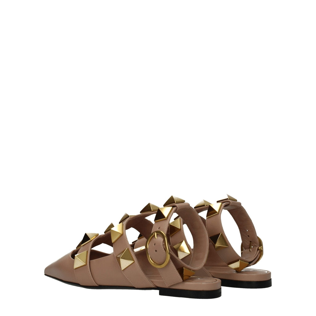 Valentino Garavani Pink Leather Sandal - Beyzy Store - Valentino Garavani