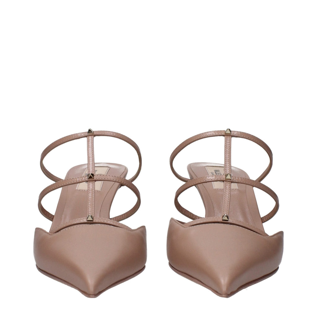 Valentino Garavani Pink Leather Sandal - Beyzy Store - Valentino Garavani