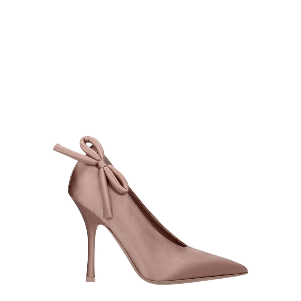 Valentino Garavani Pink Satin High Heel Pumps - Beyzy Store - Valentino Garavani