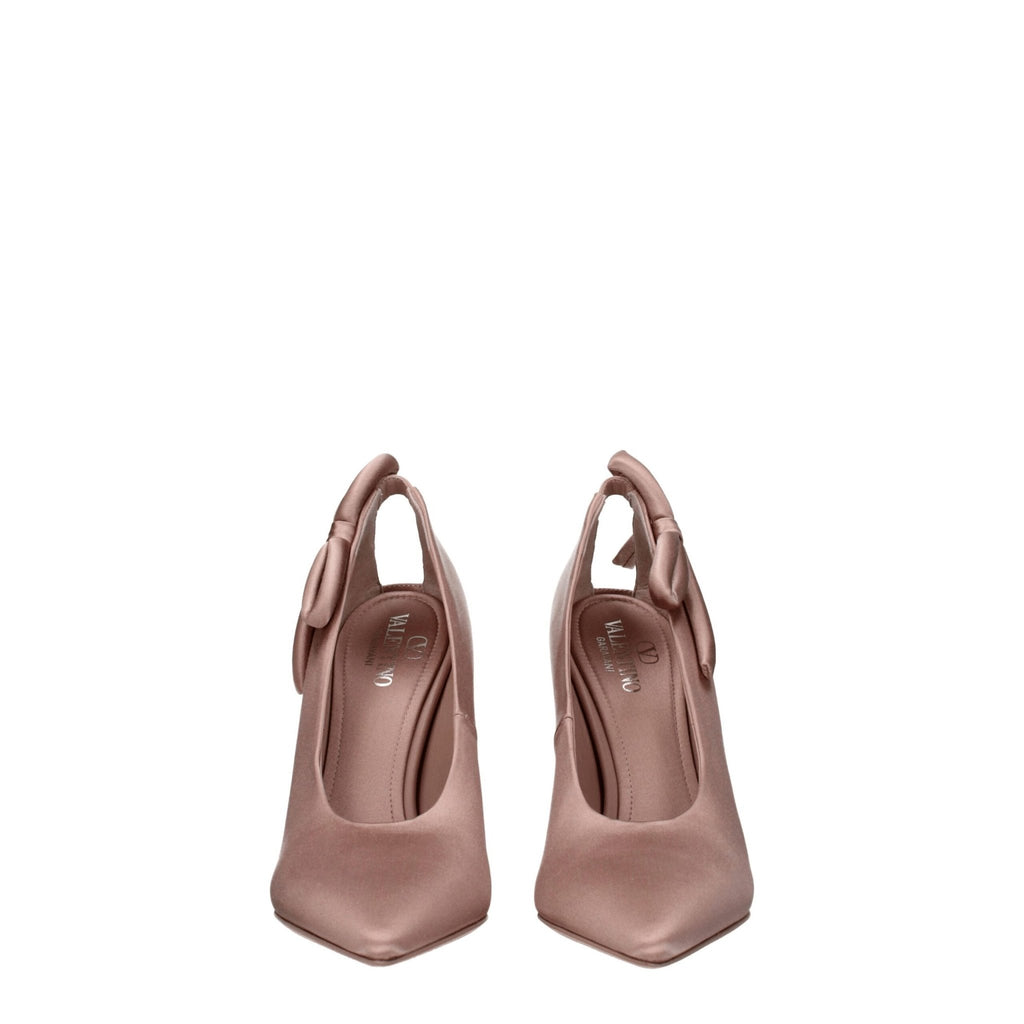 Valentino Garavani Pink Satin High Heel Pumps - Beyzy Store - Valentino Garavani