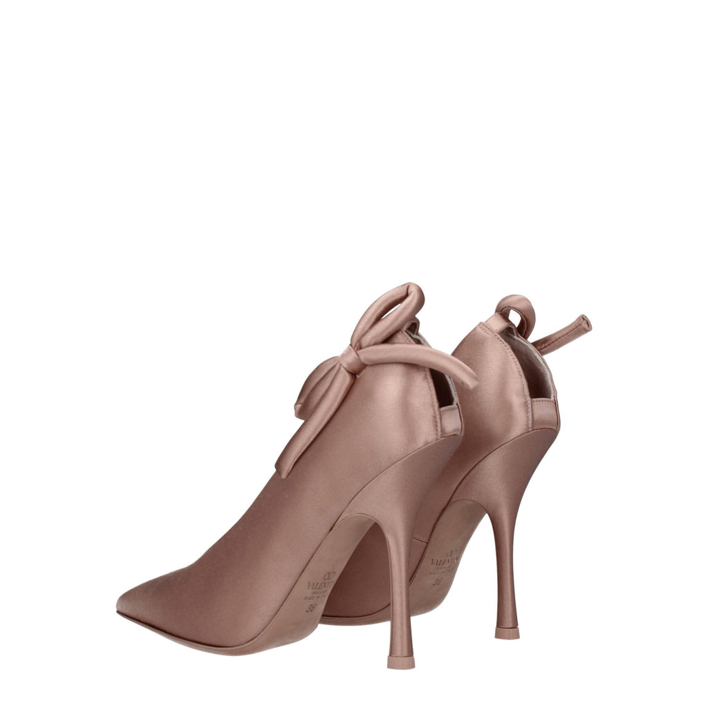 Valentino Garavani Pink Satin High Heel Pumps - Beyzy Store - Valentino Garavani
