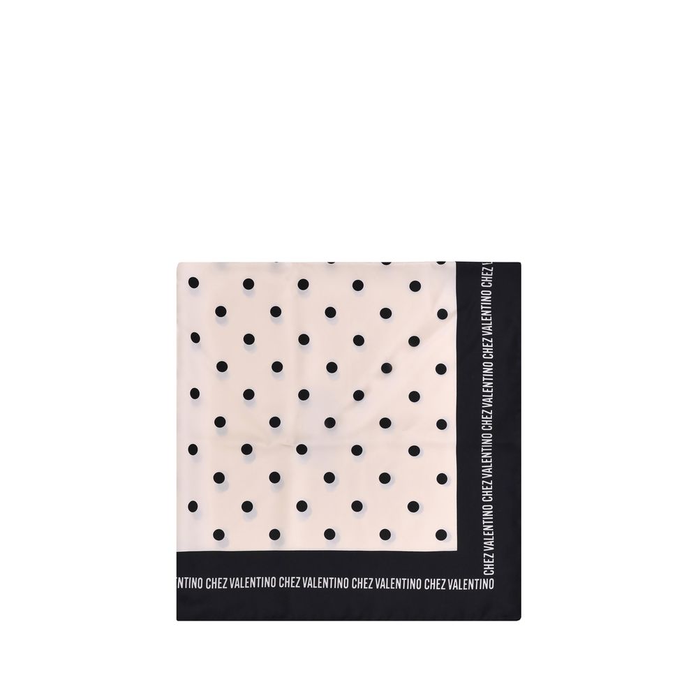Valentino Garavani Polka dot silk Scarf - Beyzy Store - Valentino Garavani