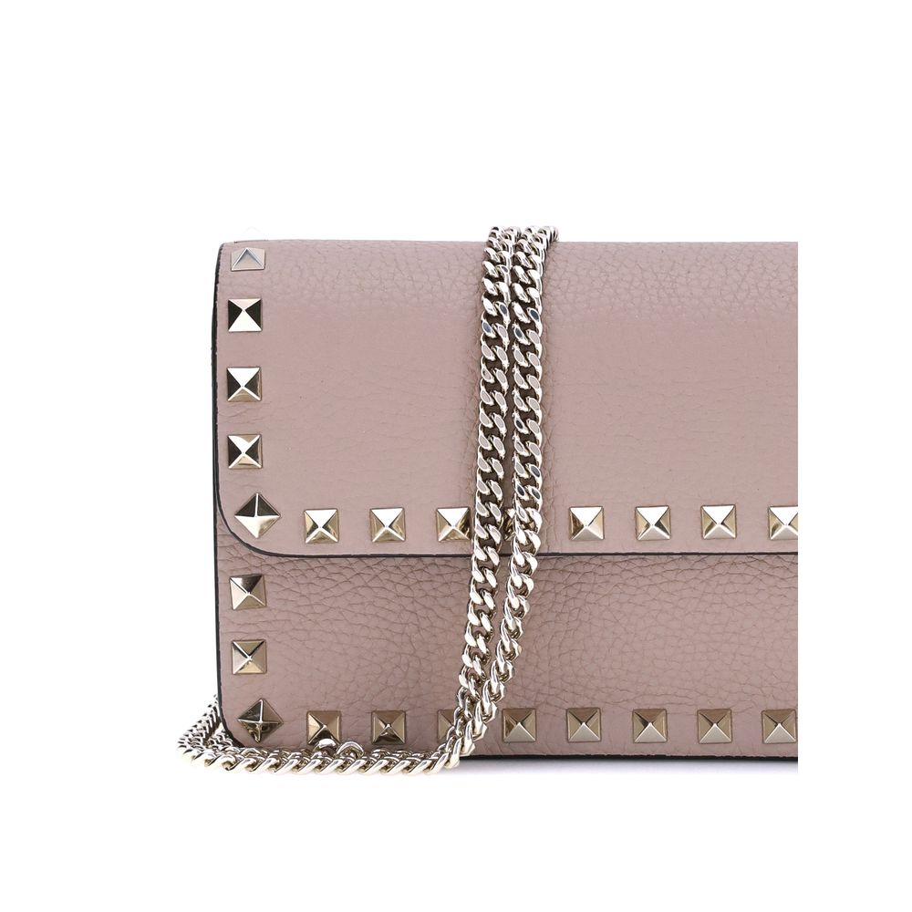 Valentino Garavani Rockstud Pochette with chain - Beyzy Store - Valentino Garavani