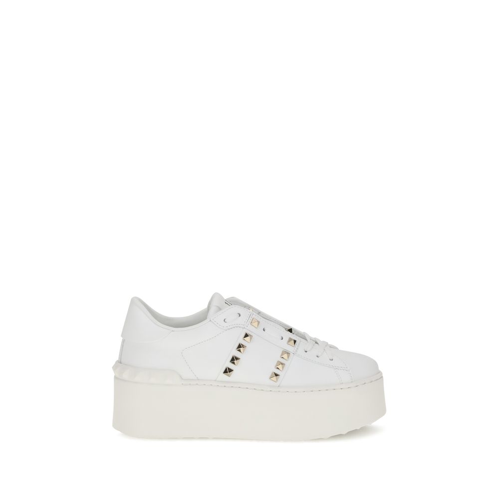 Valentino Garavani Rockstud Untitled Flatform Sneakers - Beyzy Store - Valentino Garavani