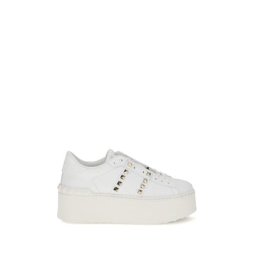 Valentino Garavani Rockstud Untitled Flatform Sneakers - Beyzy Store - Valentino Garavani