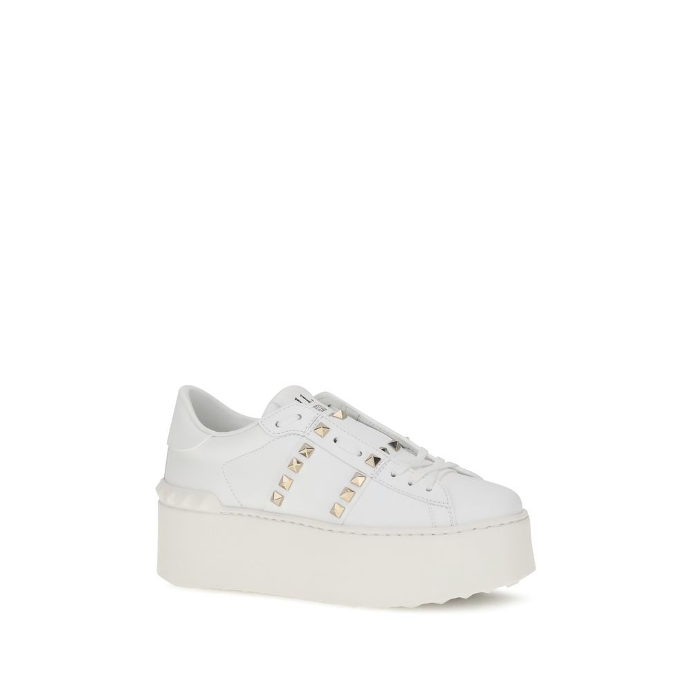 Valentino Garavani Rockstud Untitled Flatform Sneakers - Beyzy Store - Valentino Garavani
