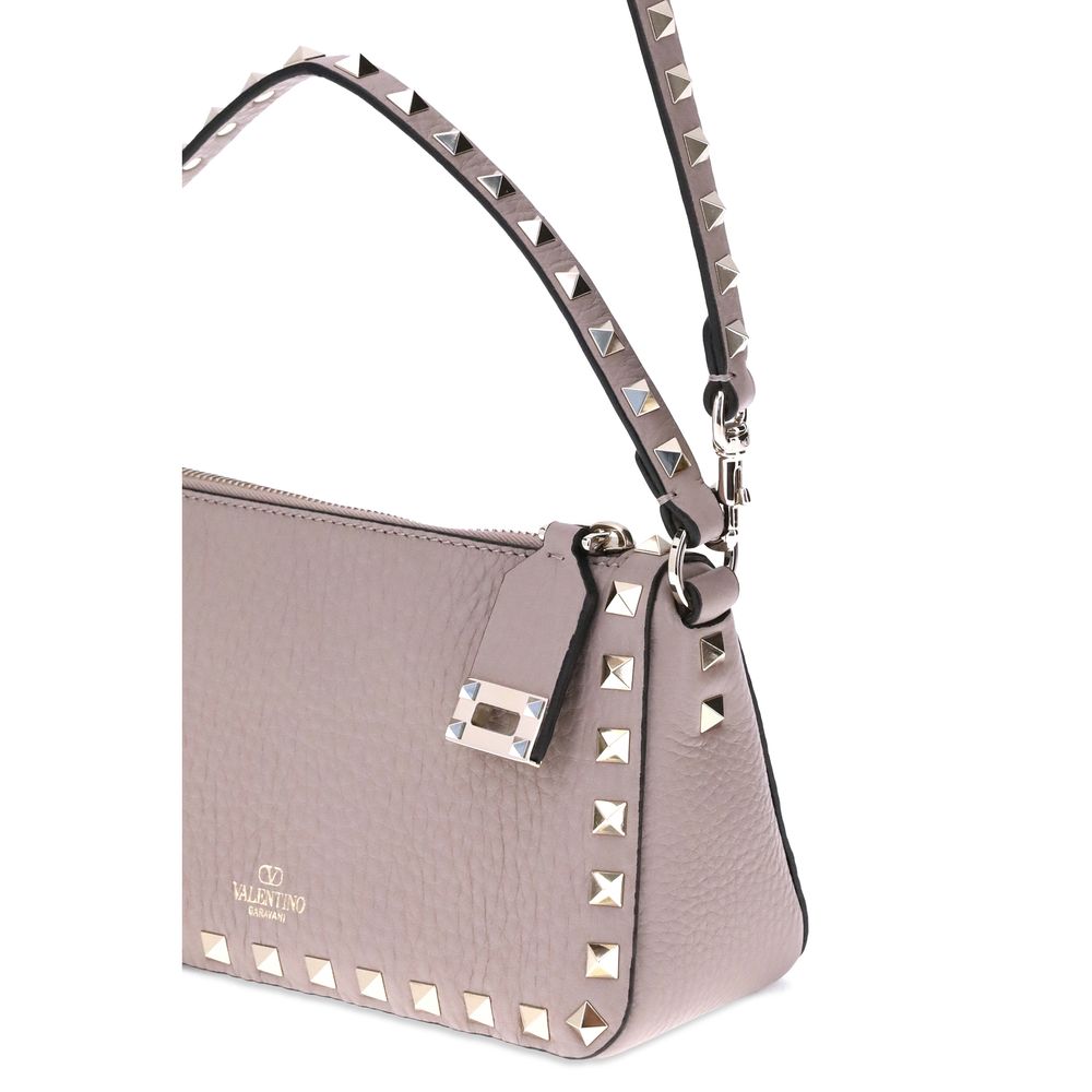 Valentino Garavani Rockstud Zip - Up Shoulder Bag - Beyzy Store - Valentino Garavani
