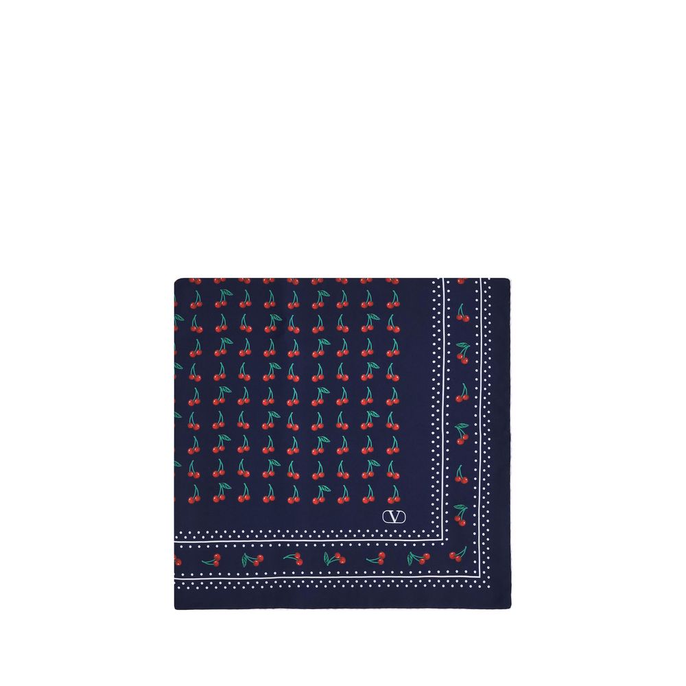 Valentino Garavani Silk Cherryfic Foulard - Beyzy Store - Valentino Garavani