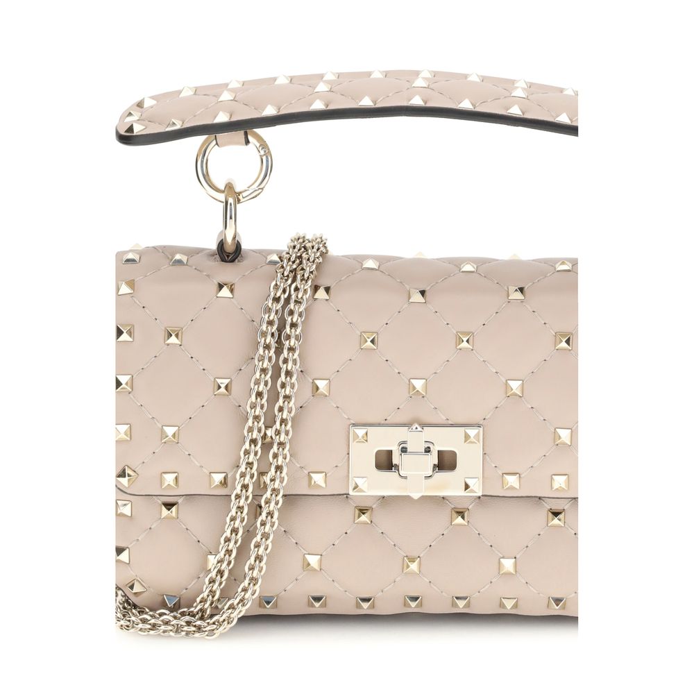 Valentino Garavani Small Leather Rockstud Spike Handbag - Beyzy Store - Valentino Garavani