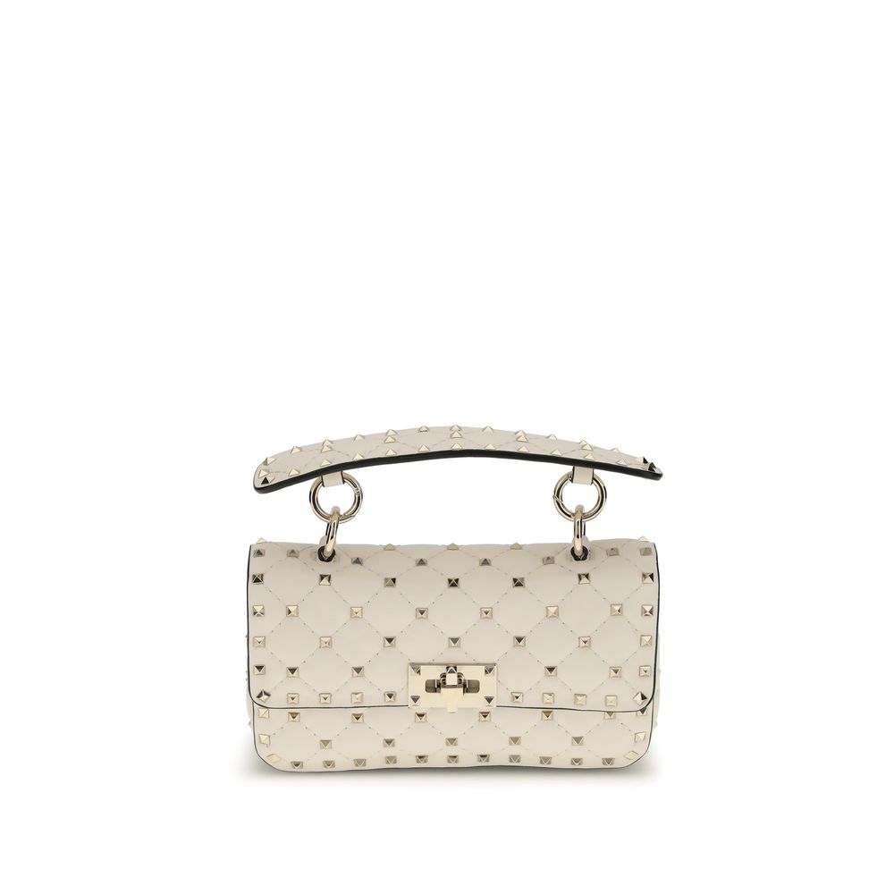 Valentino Garavani Small Leather Rockstud Spike Handbag - Beyzy Store - Valentino Garavani