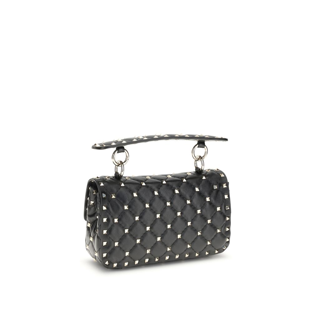 Valentino Garavani Small Leather Rockstud Spike Handbag - Beyzy Store - Valentino Garavani
