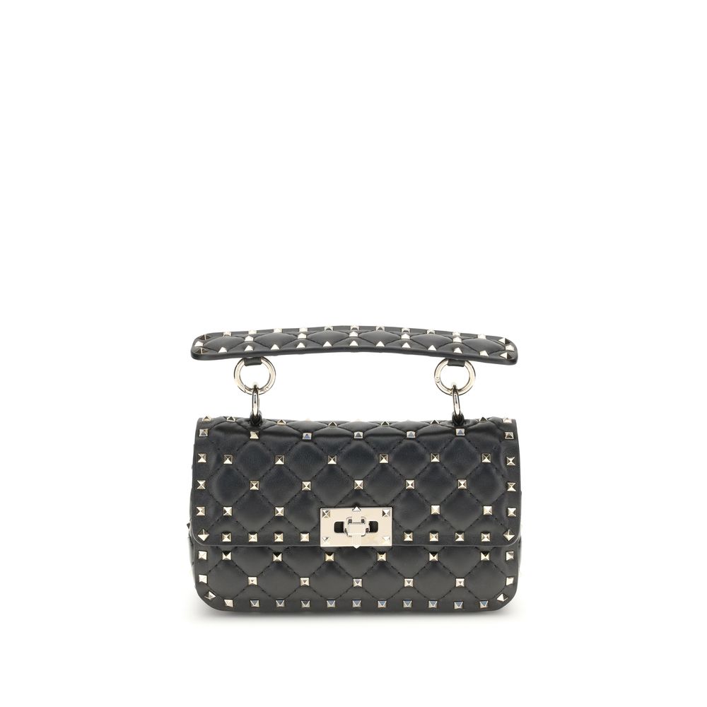 Valentino Garavani Small Leather Rockstud Spike Handbag - Beyzy Store - Valentino Garavani