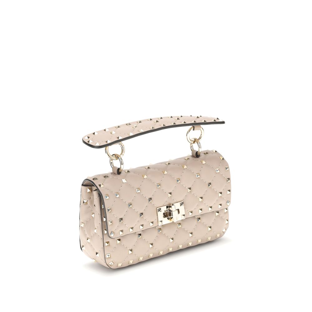 Valentino Garavani Small Leather Rockstud Spike Handbag - Beyzy Store - Valentino Garavani