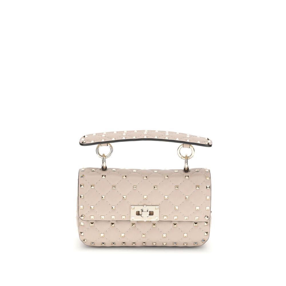 Valentino Garavani Small Leather Rockstud Spike Handbag - Beyzy Store - Valentino Garavani