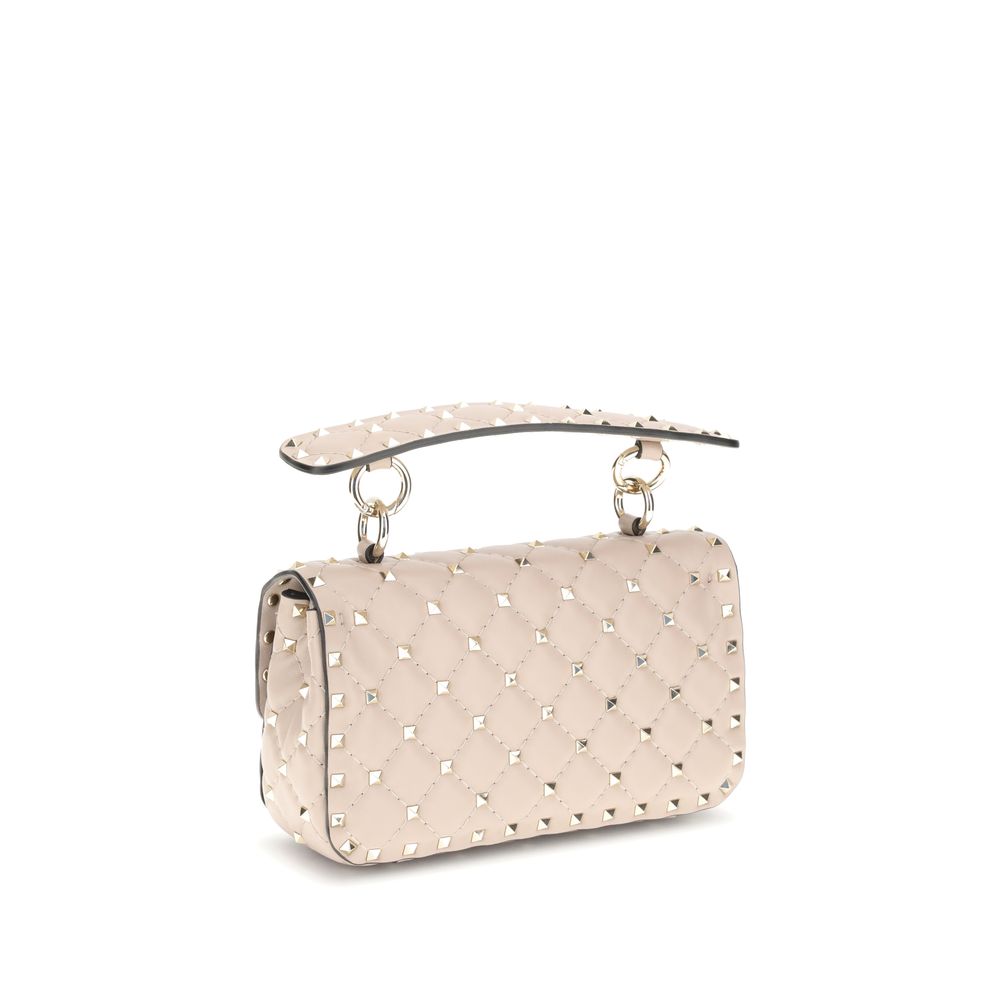 Valentino Garavani Small Leather Rockstud Spike Handbag - Beyzy Store - Valentino Garavani