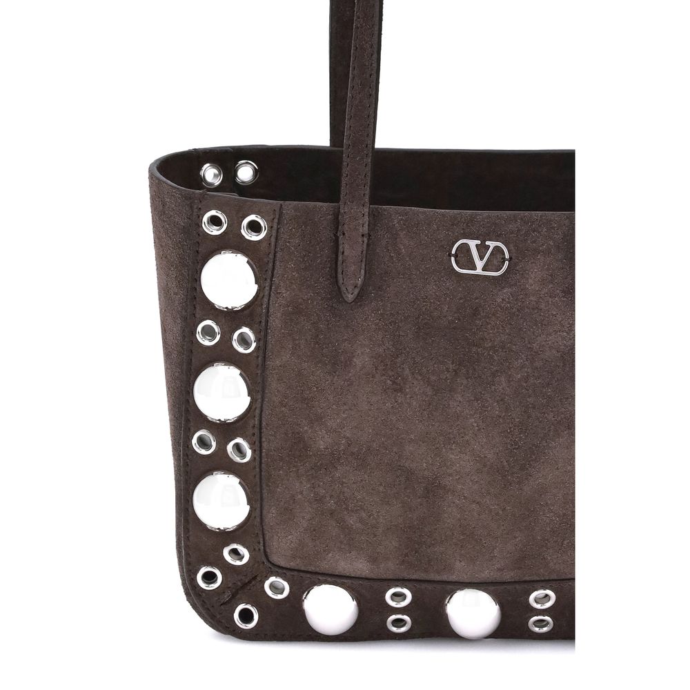 Valentino Garavani Suede Nellcôte Tote Bag - Beyzy Store - Valentino Garavani