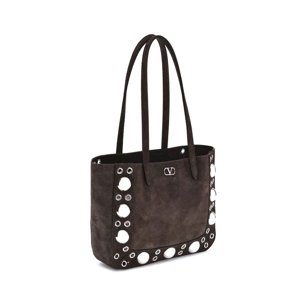 Valentino Garavani Suede Nellcôte Tote Bag - Beyzy Store - Valentino Garavani