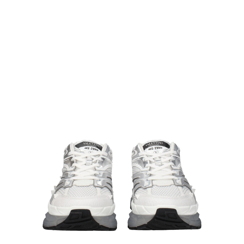 Valentino Garavani White Fabric Sneakers - Beyzy Store - Valentino Garavani