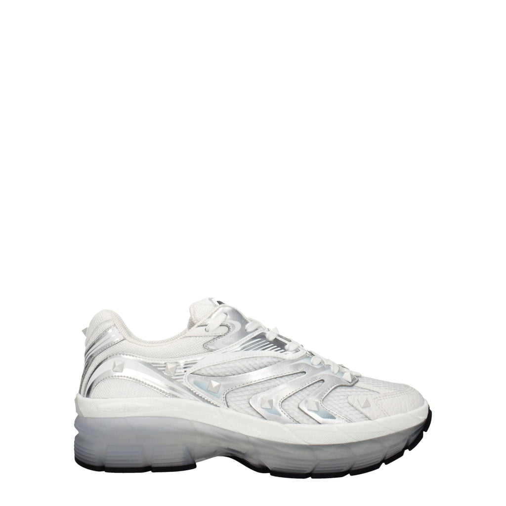 Valentino Garavani White Fabric Sneakers - Beyzy Store - Valentino Garavani