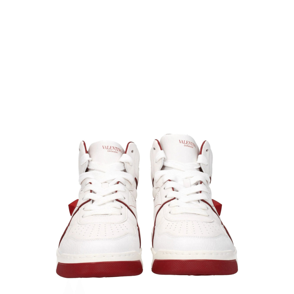 Valentino Garavani White Leather Sneakers - Beyzy Store - Valentino Garavani