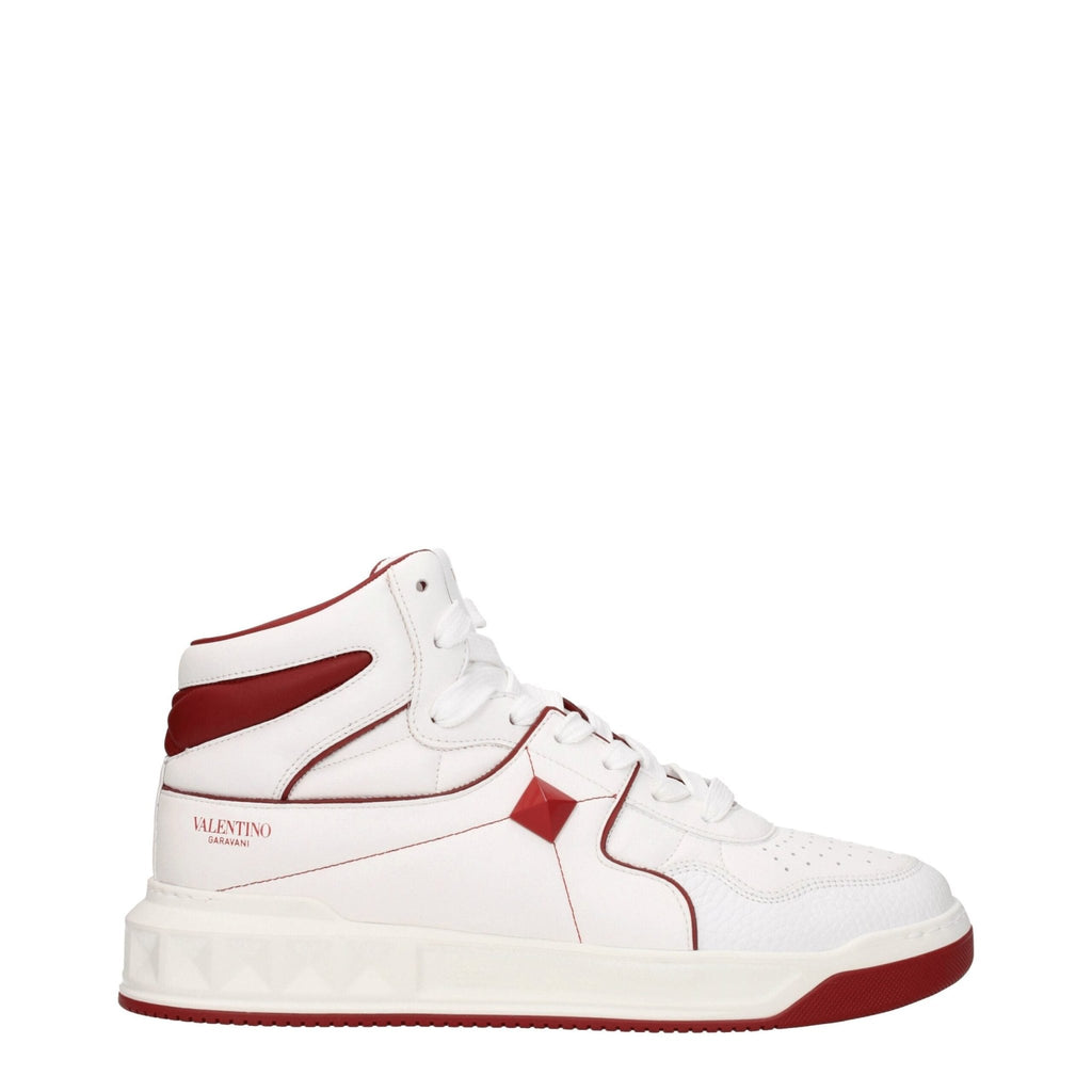 Valentino Garavani White Leather Sneakers - Beyzy Store - Valentino Garavani